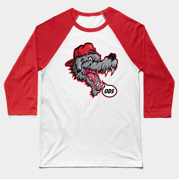 ODS Savage Pup Baseball T-Shirt by orozcodesign